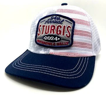 men clothing short pants-Sturgis Patriot Country Cap 2024