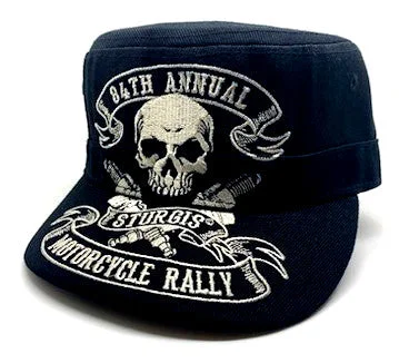 men clothing casual vest-Sturgis Rocker Patch Fatigue Cap - 2024