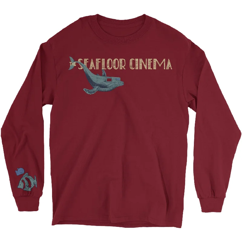 men clothing long sleeve shirt-The Seafloor Cinema Garnet - Long Sleeve