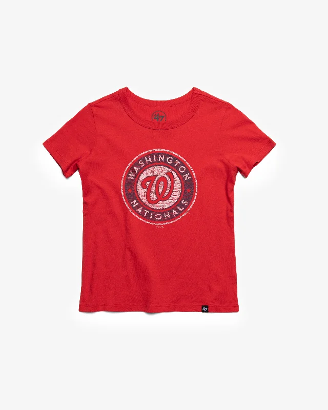 men clothing lightweight jacket-WASHINGTON NATIONALS PREMIER '47 FRANKLIN TEE KIDS