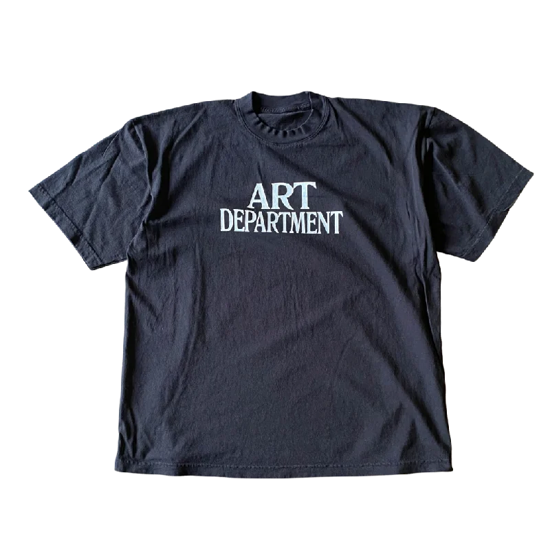 men clothing casual trousers-Art Department Text Tee