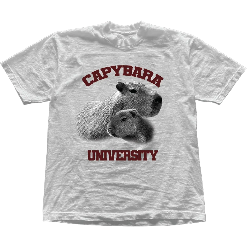 men clothing casual jacket-Capybara University Tee