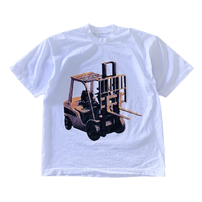 men clothing business suit-Forklift Tee