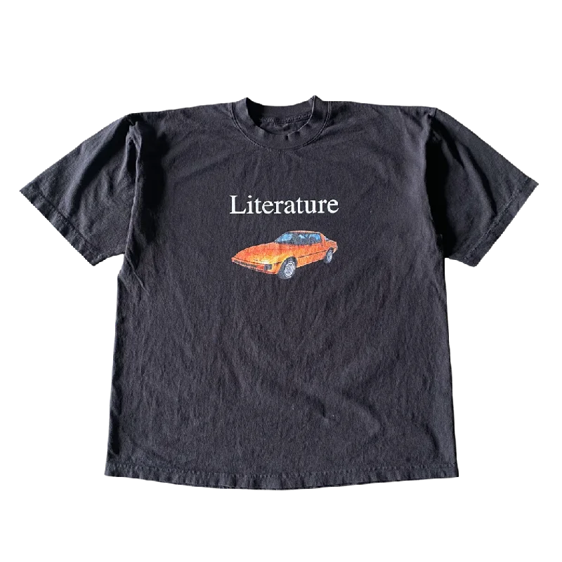 men clothing short pants-Literature Tee