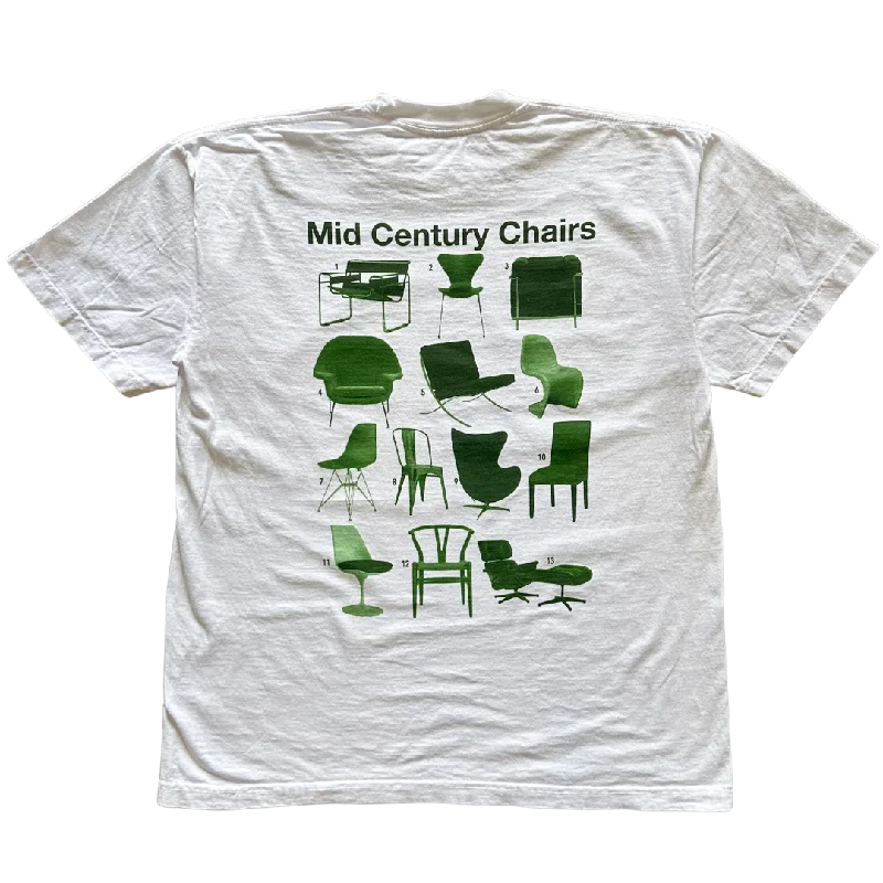 men clothing short sleeve t-shirt-Mid Century Chairs v1 Tee