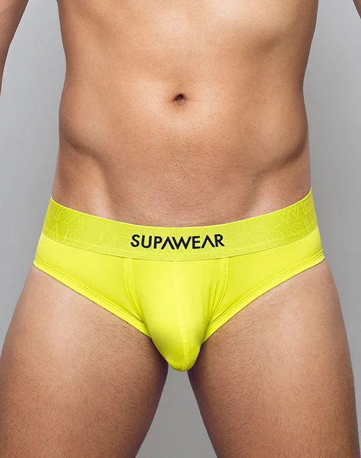 Neon Brief Underwear - Cyber Lime