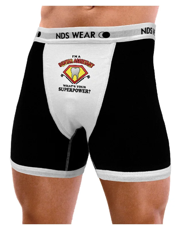 Dental Assistant - Superpower Mens Boxer Brief Underwear