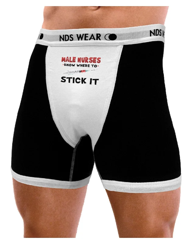 Male Nurses - Stick It Mens Boxer Brief Underwear