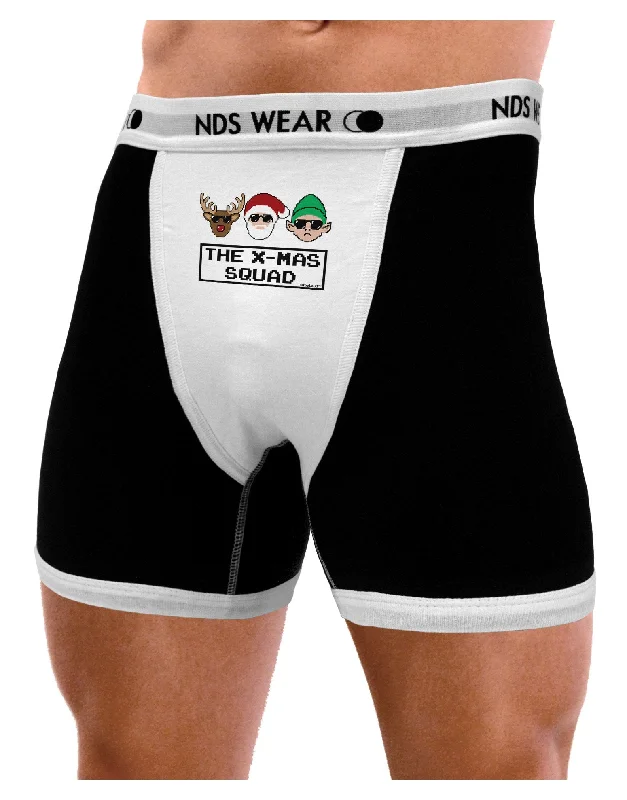 The X-mas Squad Text Mens Boxer Brief Underwear